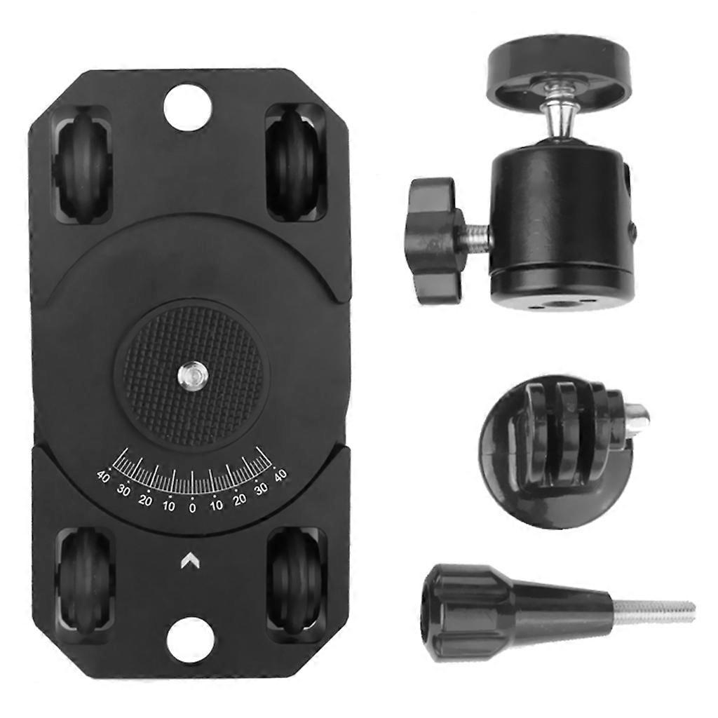 1Set Photography Trolley Kits Metal Bracket Motion Camera Stabilizer for Go-pro