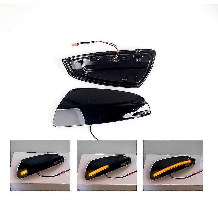 A Pair For Benz C-class C180 C200 C280 C300 2008-2011 Rearview Dynamic Turn Signal Light Flowing Water Blinker Flashing Lights
