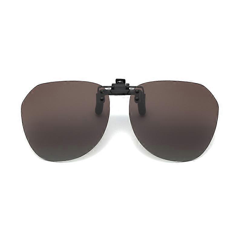 DOHOHDO New Men Women Clip On Sunglasses Polarizing UV400 Protention Vintage Clip Polarized Glasses Night Vision Driving Goggles