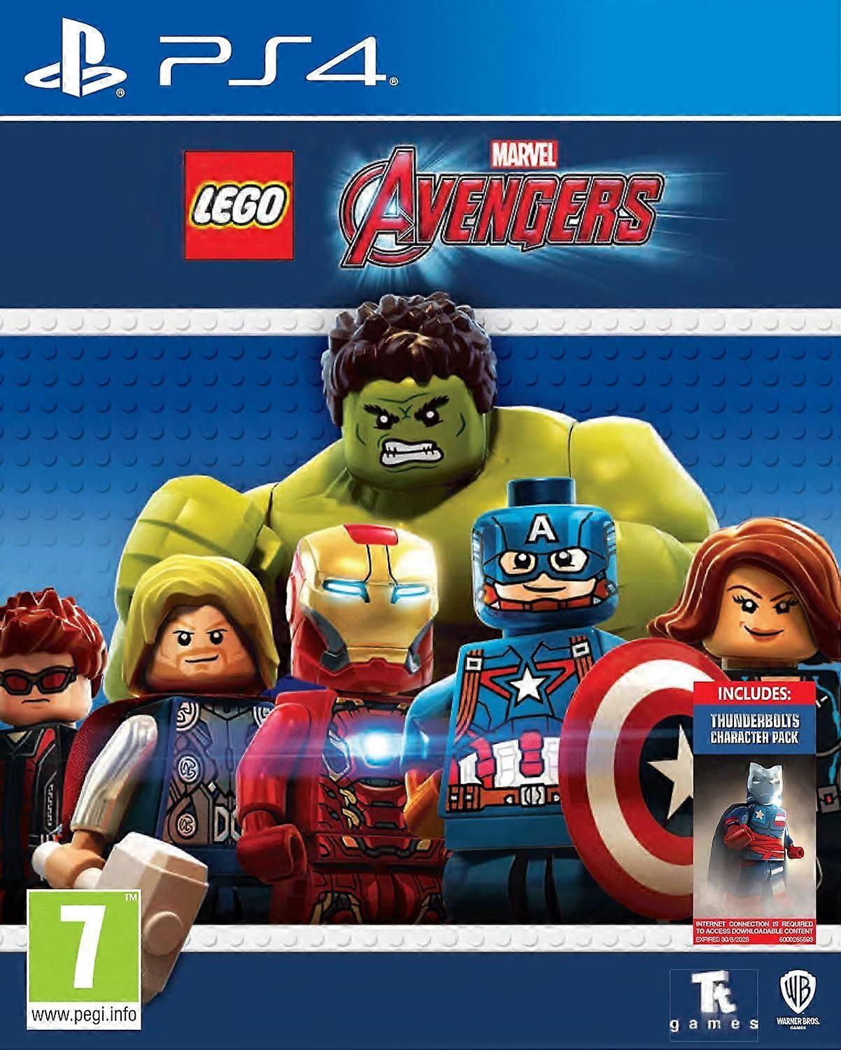 Lego Marvel Avengers PS4 Game (Includes Thunderbolt Character Pack)