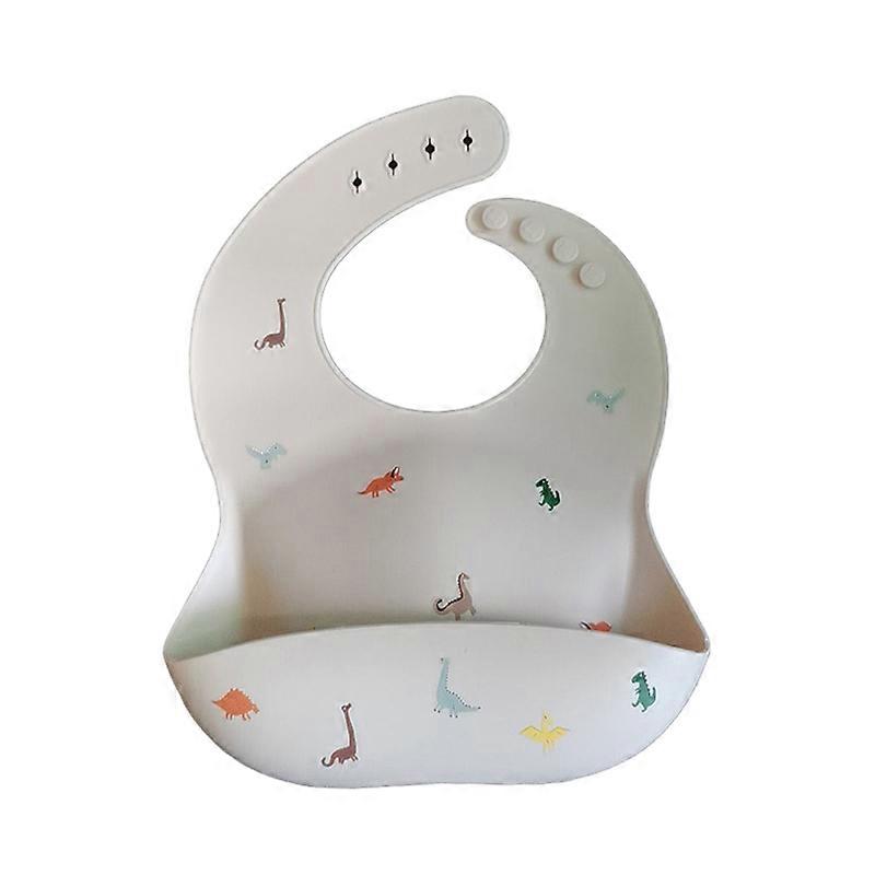 Baby Silicone Print Halter Neck Feeding Bib
