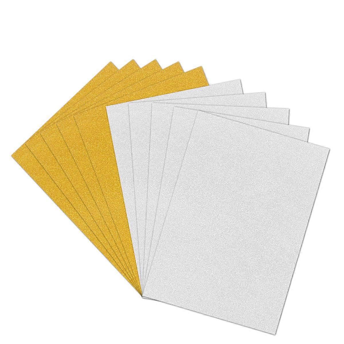 10 Pcs White Wrapping Paper A4 Sparkling Paper Sparkling Cardstock Kids Craft Paper Crafts Kids