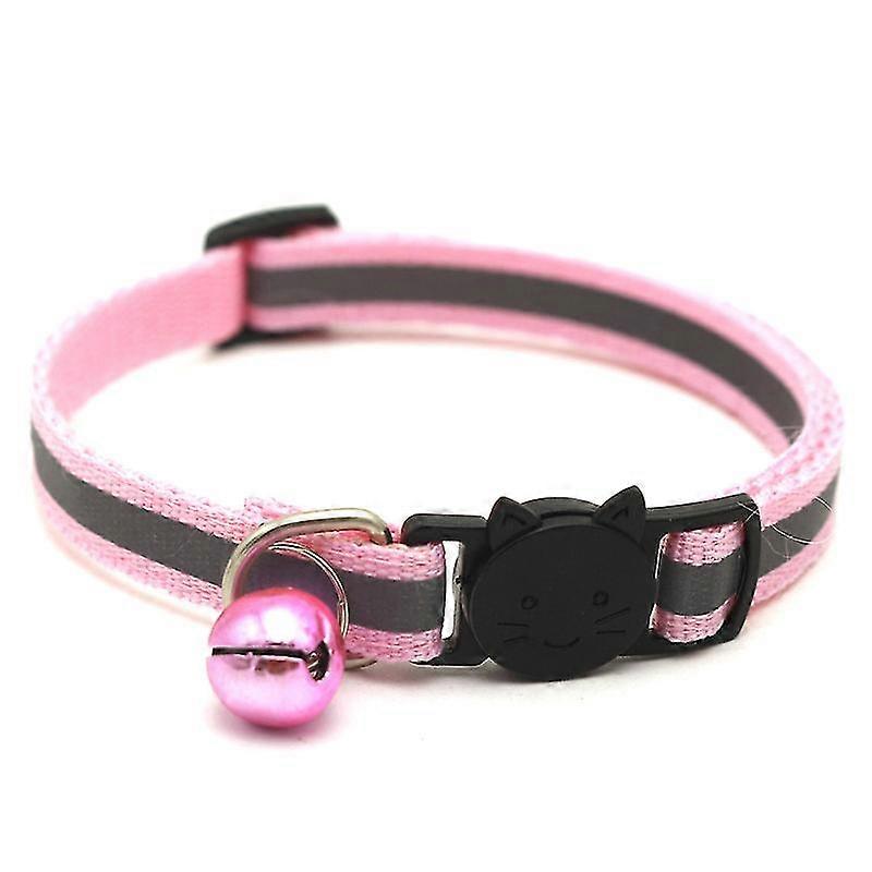 Safety Release Cat Kitten Collar Quick Release Reflective Bell Hi Vis Adjustable