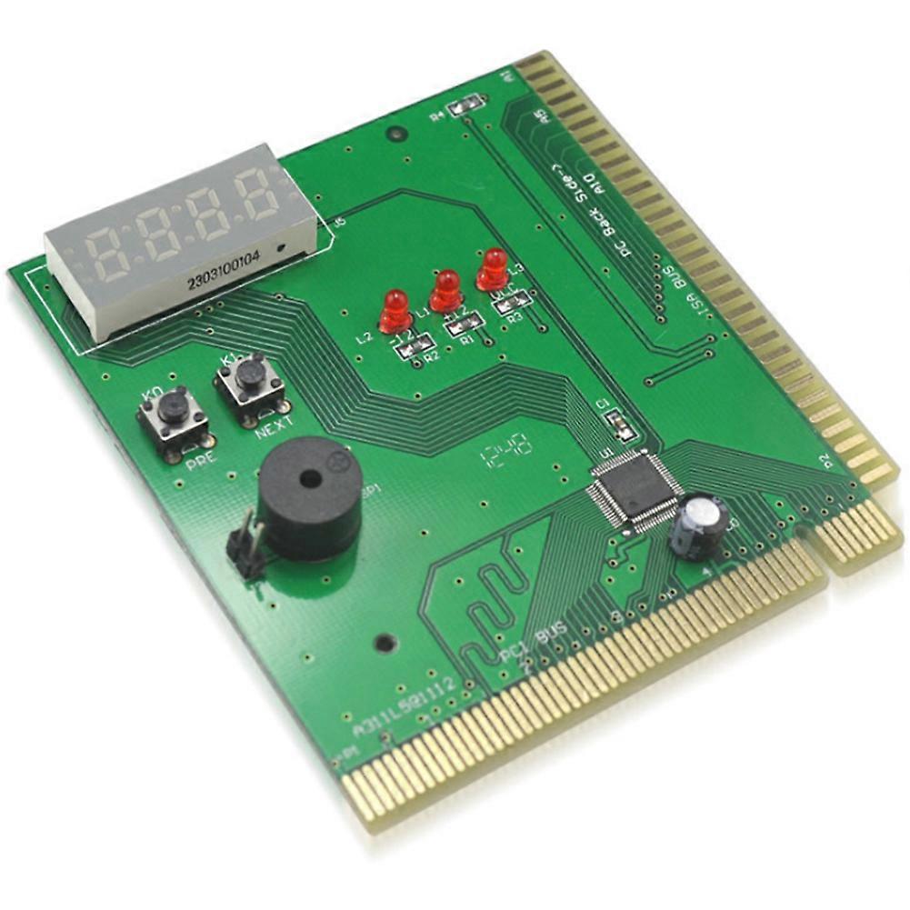 4-Digit PC Analyzer Tester Diagnostic Motherboard Post Test Card for PCI ISA