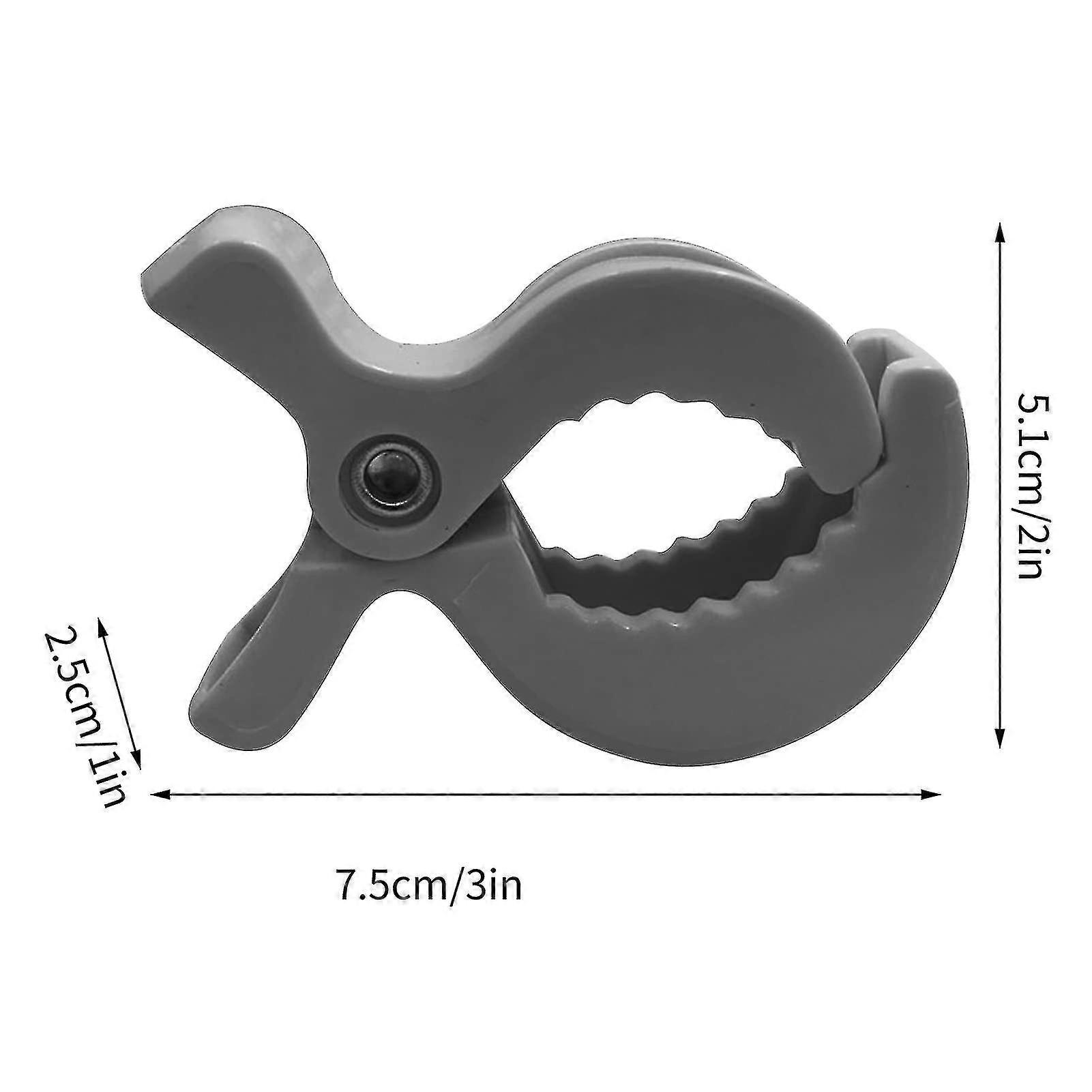 4pcs Buggy Clips Clasps Stroller Clips, Universal Stroller Baby Pram Grippers For Pushchair Toy Stroller