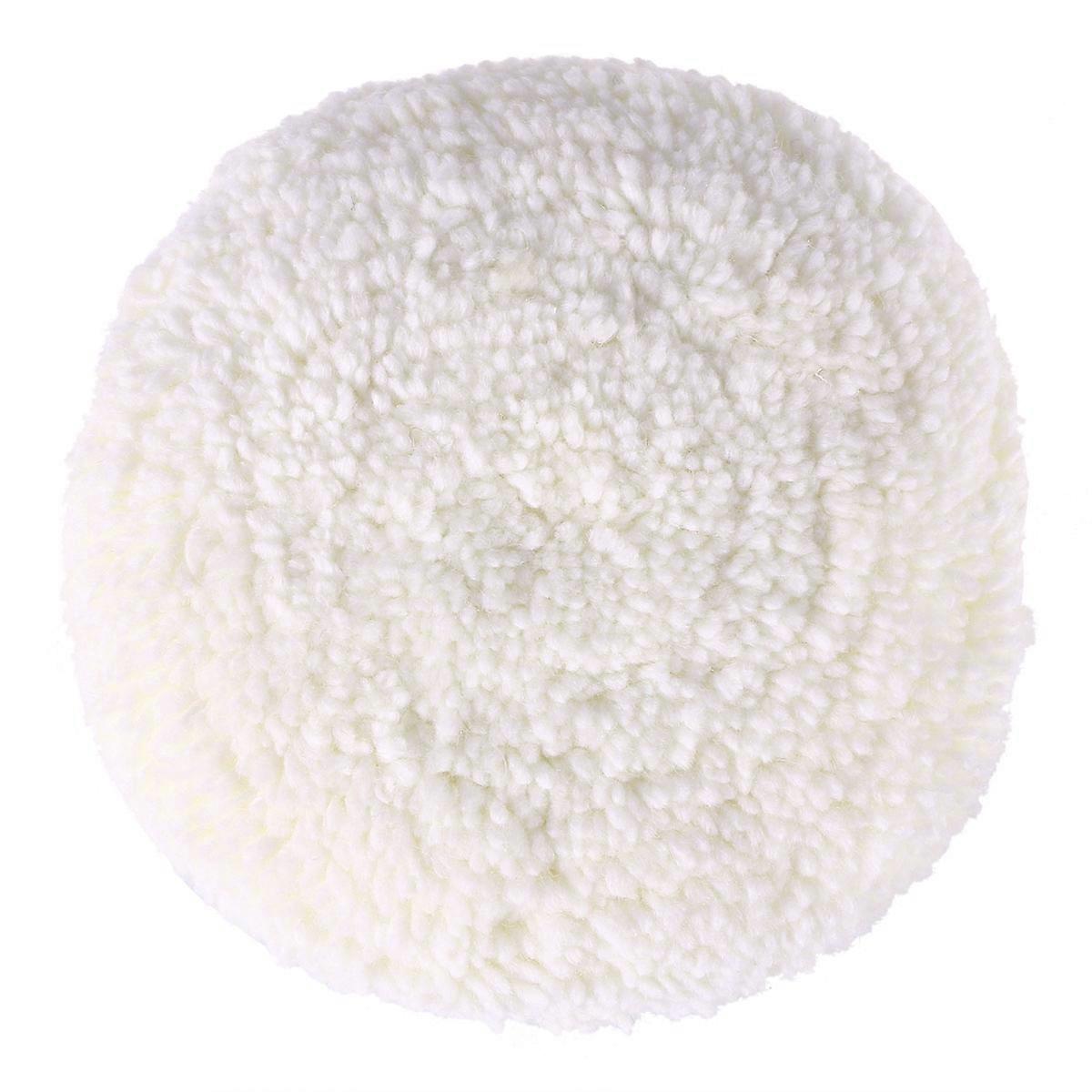 Car Use Wool Wheel Polishing Plate Piano Bathroom Cabinet Furniture Polished Wool Wheel(White)