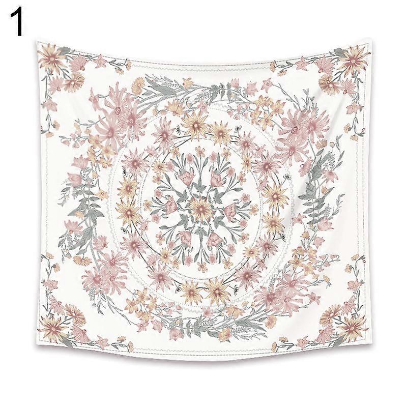 Bohemia Style Flower Wall Hanging Tapestry Blanket Carpet Backdrop Decoration JIKAIX