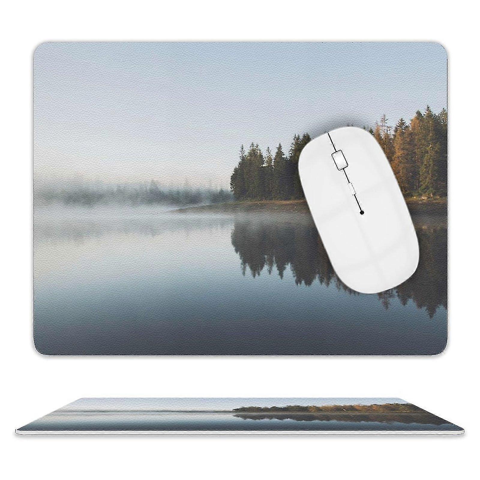 Fogy Lake Print Mouse Pad For Laptop_y High Quality