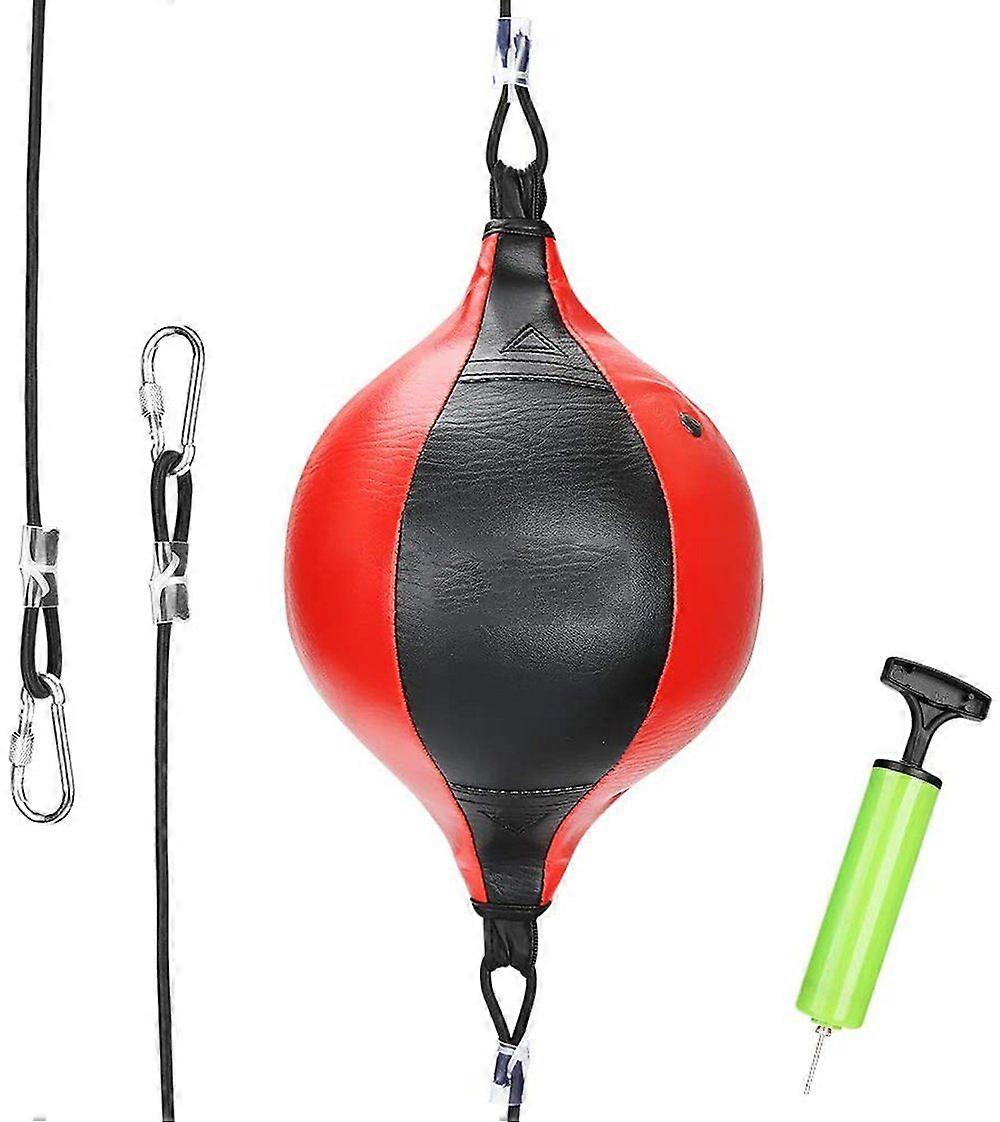 Double-Ended Boxing Ball Double-Ended Speedball Group Spin Ball with impact reflex ball and pump for MMA boxing in the gym