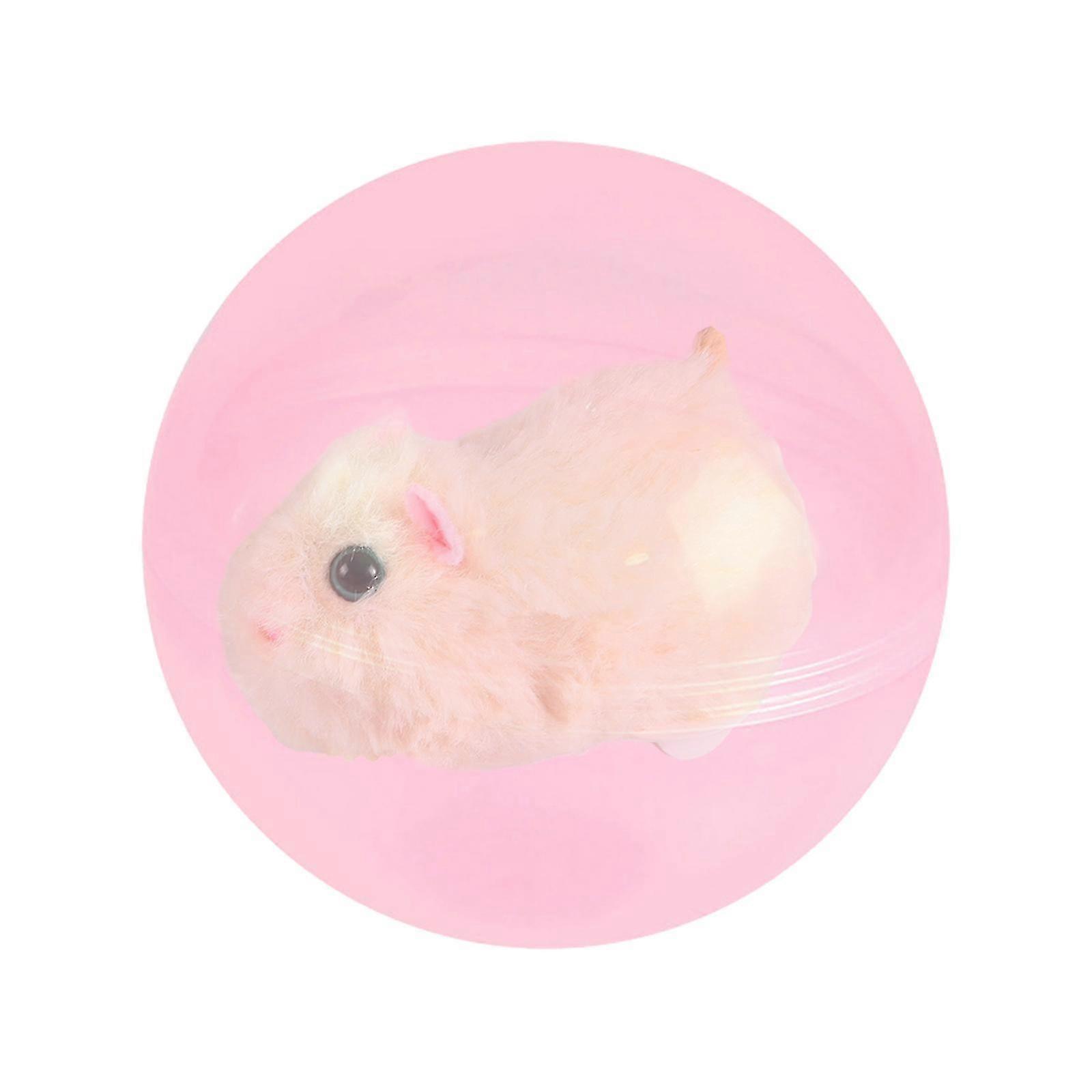 Electric Hamster Pet Toy Plush High-quality Easy To Use Motor-driven 360 Automatic Rotation Children's Crawling Toys