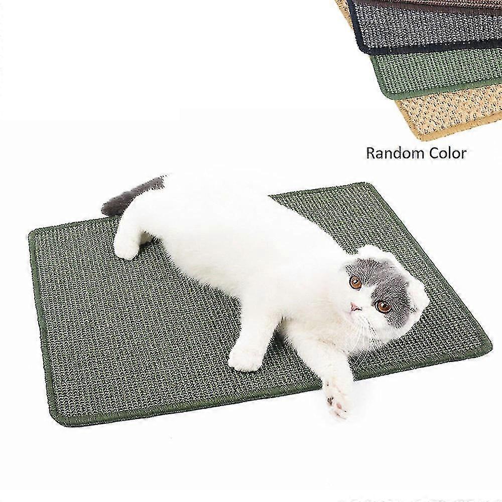 Cat Scratcher Mat, Natural Sisal Cat Scratch Mats, Horizontal Cat Floor Scratching Pad Rug, Protect Carpets And Sofas