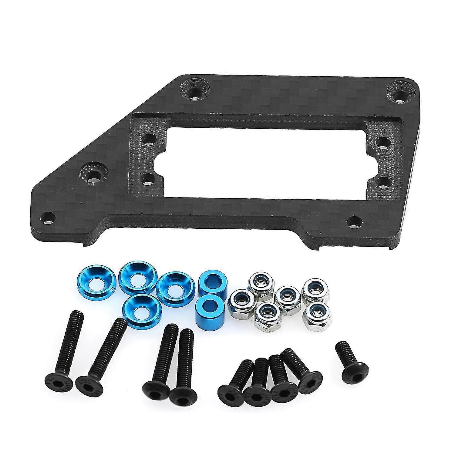 Carbon Fiber Servo Axle Mount Servo Mount Stand Replacement for SCX10 PRO 1/10 Remote Control Car Up
