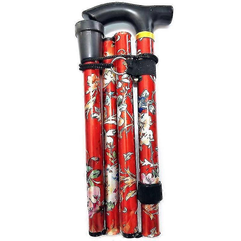 Walking Stick Ultralight Adjustable Walking Cane Self Standing Folding Cane - JA