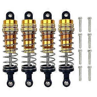 4Pcs Metal Front and Rear Oil Damper for H16 16207 16208 16209 16210 1/16 RC Car Upgrades Parts,3
