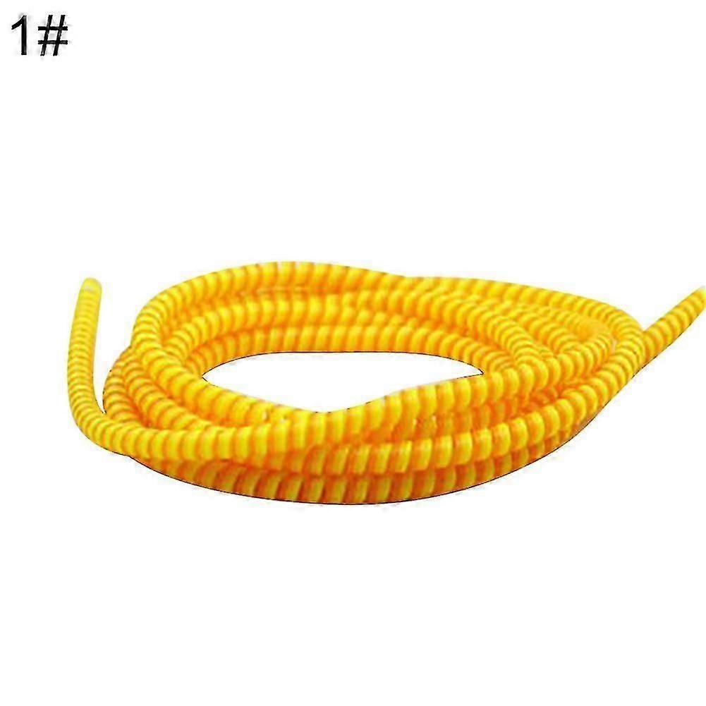 1.4m espiral usb cabo de carga fone de ouvido protetor protetor de cobertura de fio Winder