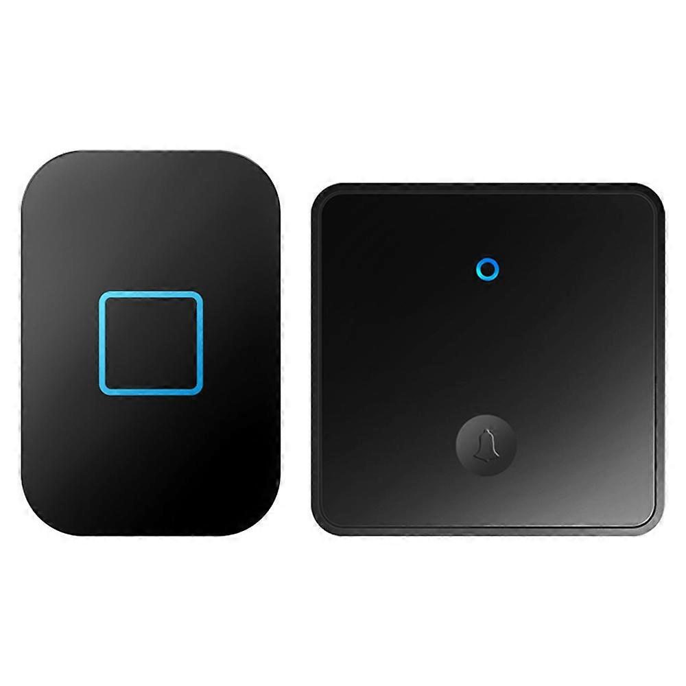 Type A CACAZI FA88 Adjustable Volume Door Bell Kit Type 86 Big Panel Button Wireless Doorbell