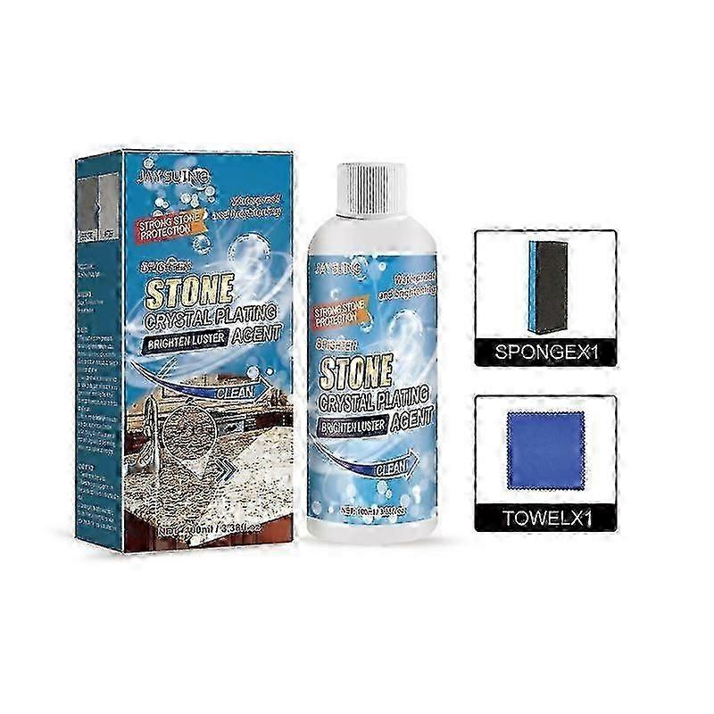 Jaysuing Stone Crystal Plating Agent Kitchen Quartz Stone Tile Table Scratch Repair Cleaning Stain Brightener