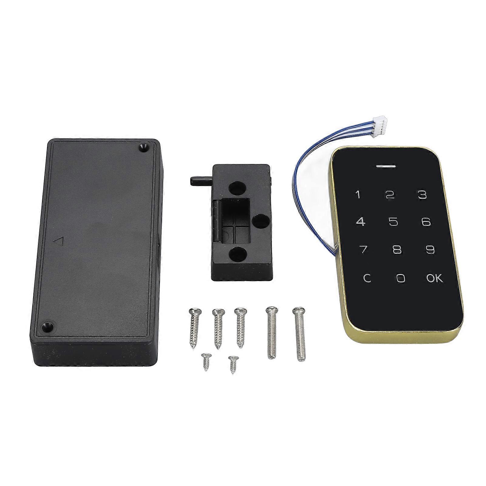 Digital Electronic Coded Lock Secure Touch Screen Password Lock for Cabinet Mailbox File Sauna Drawer School Lockers