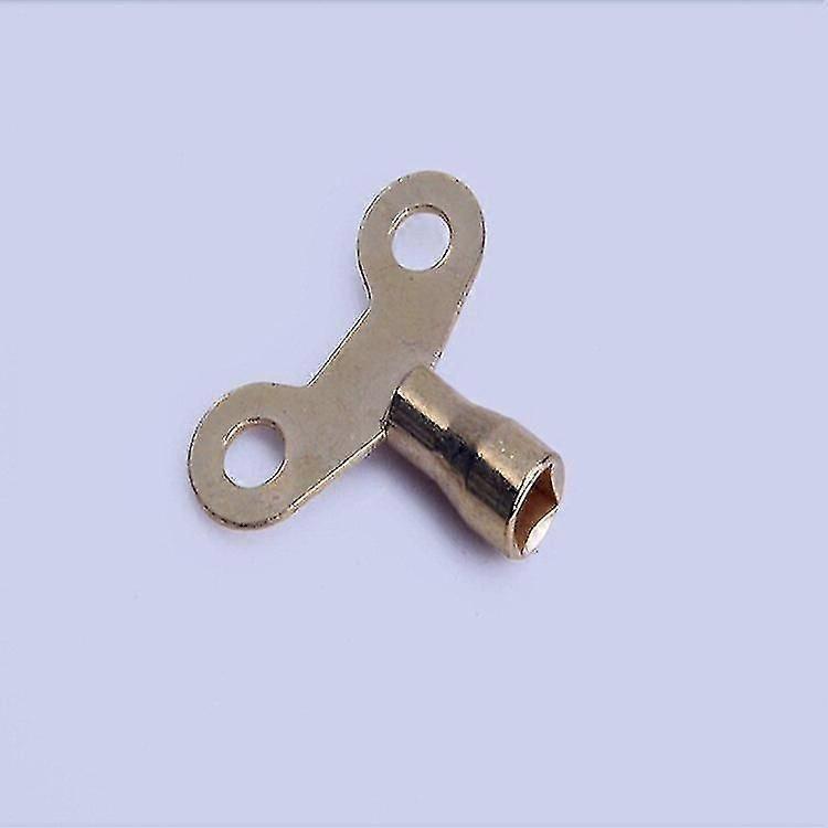 2pcs Brass Faucet Key With Wire Keychain Cable Bathroom Sink Water Tap Knob Switch Socket Key