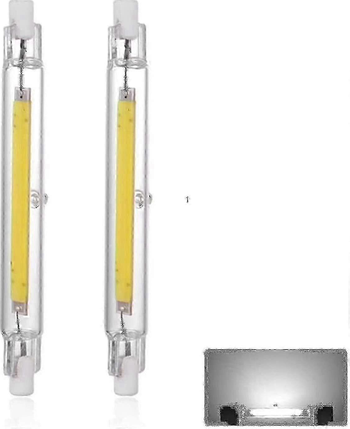 R7s 118mm 40w LED 電球クールホワイト 6000k 、 3000lm 、 J118 400w ハロゲンランプ相当、調光可能、 360 度リニア 40W R7s TW