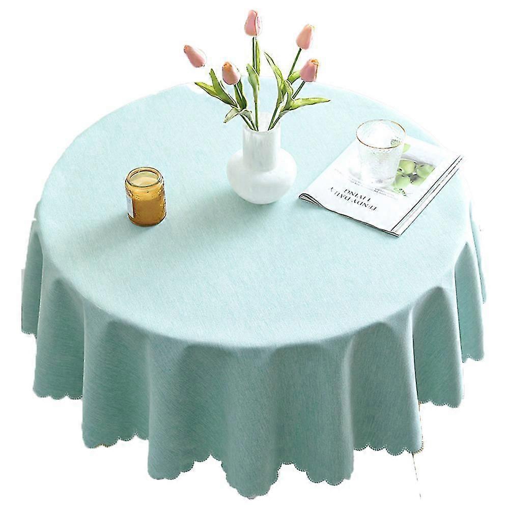 Waterproof Microfiber Tablecloths, Round Tablecloths For Outdoor And Interior Trim Cloth
