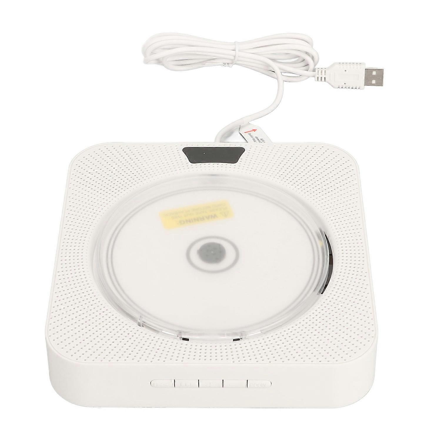 Bluetooth Wall CD Player Real Time Connection Multifunctional Port Portable CD Music Player with Rem