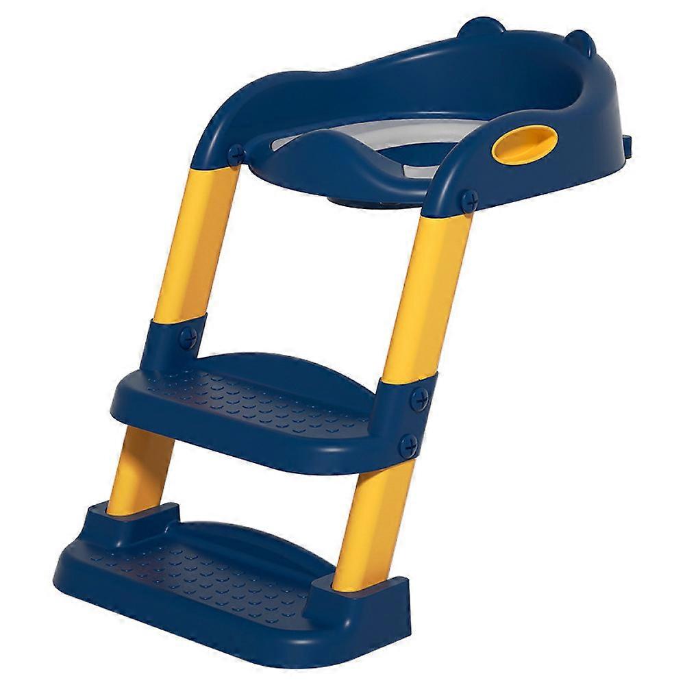 Sedile WC per bambini Ronipic, Sedile WC Toilet Trainer con scale, Sedile WC regolabile in altezza, Bambini con cuscino morbido