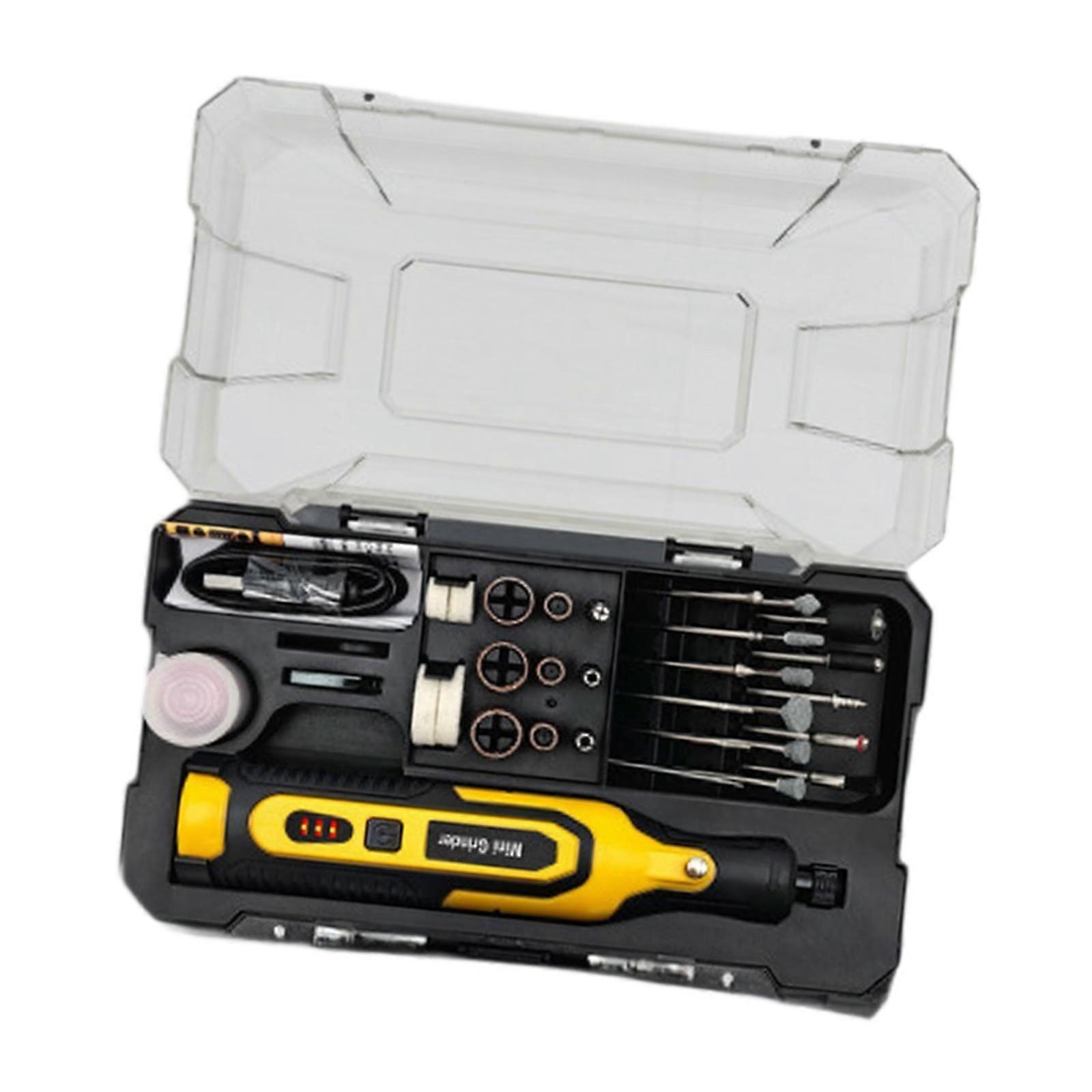 Cordless Rotary Tool Kit 3 Speeds Adjustable for Polishing Cutting Engraving