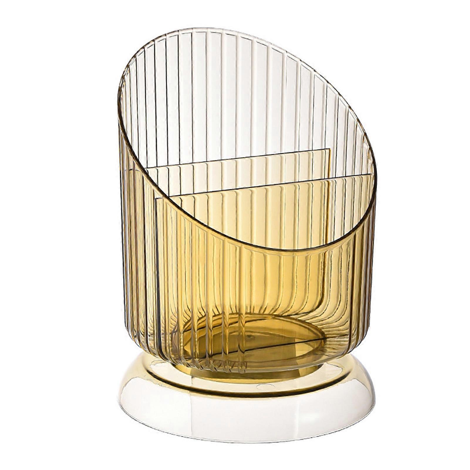 Plastik Makeup Børsteholder Organizer, 3 åbne rum