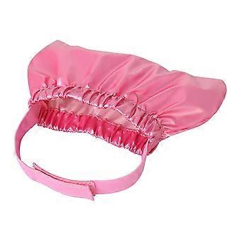 Soft Waterproof Shower Hat Elastic Dog Bathing Hat Ear Dry Pet Shower Hat for Home Use  Silver S