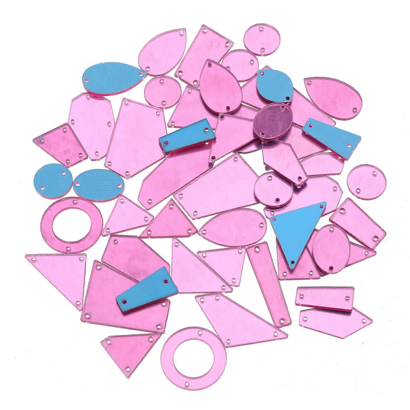 20/50pcs Mix Size Ακρυλικός καθρέφτης Ράψιμο στρας Curved-Flat Back Ράψιμο Πέτρες Ράψιμο Σε DIY Χειροτεχνία για ρούχα ενδυμάτων 9
