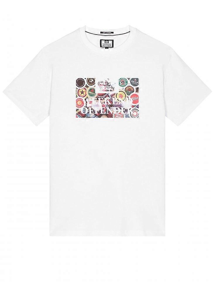 Men's Weekend Offender Caps T Shirt White