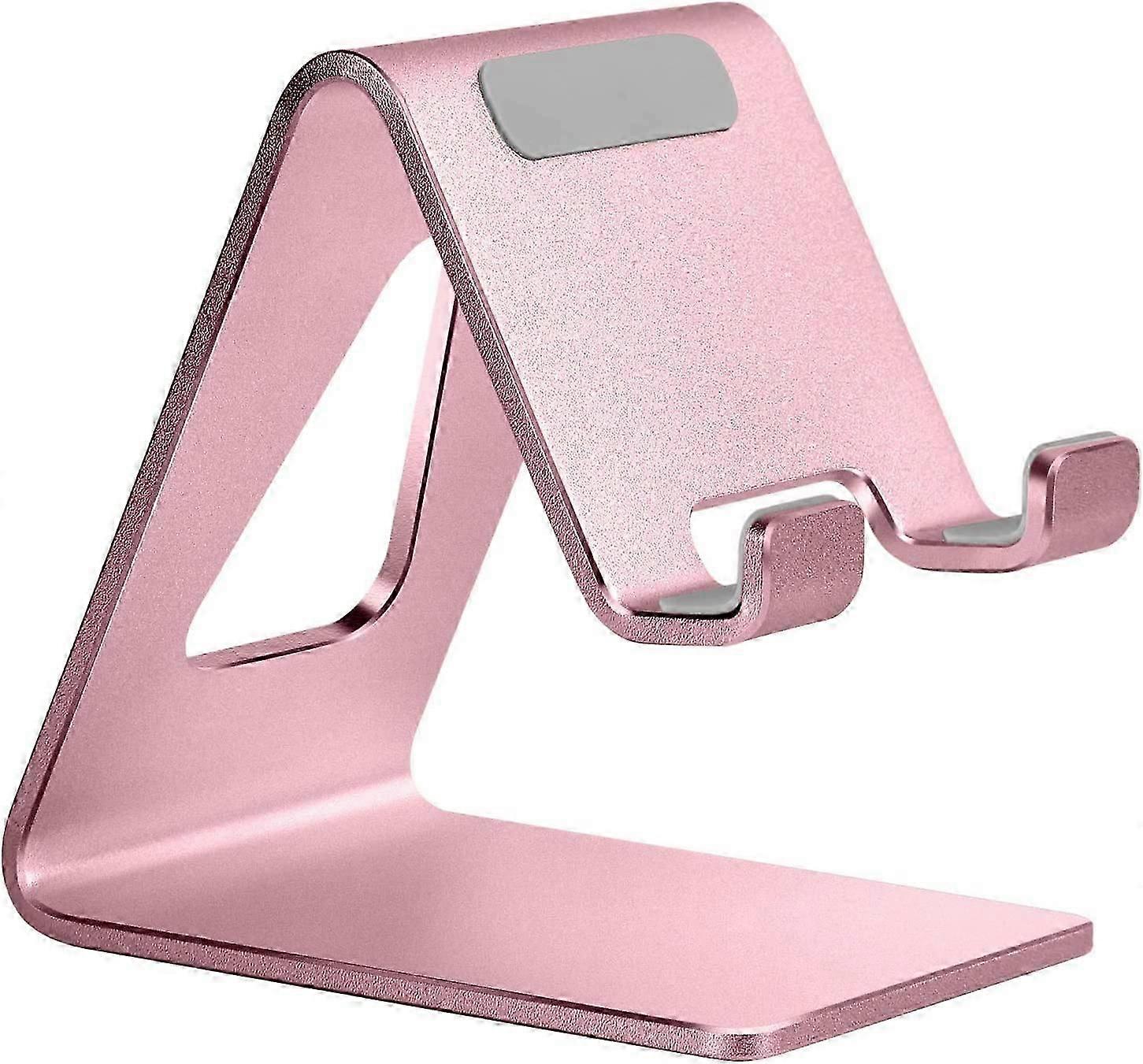 卓上用携帯電話スタンド すべてのスマートフォン用アルミ(ローズゴールド)