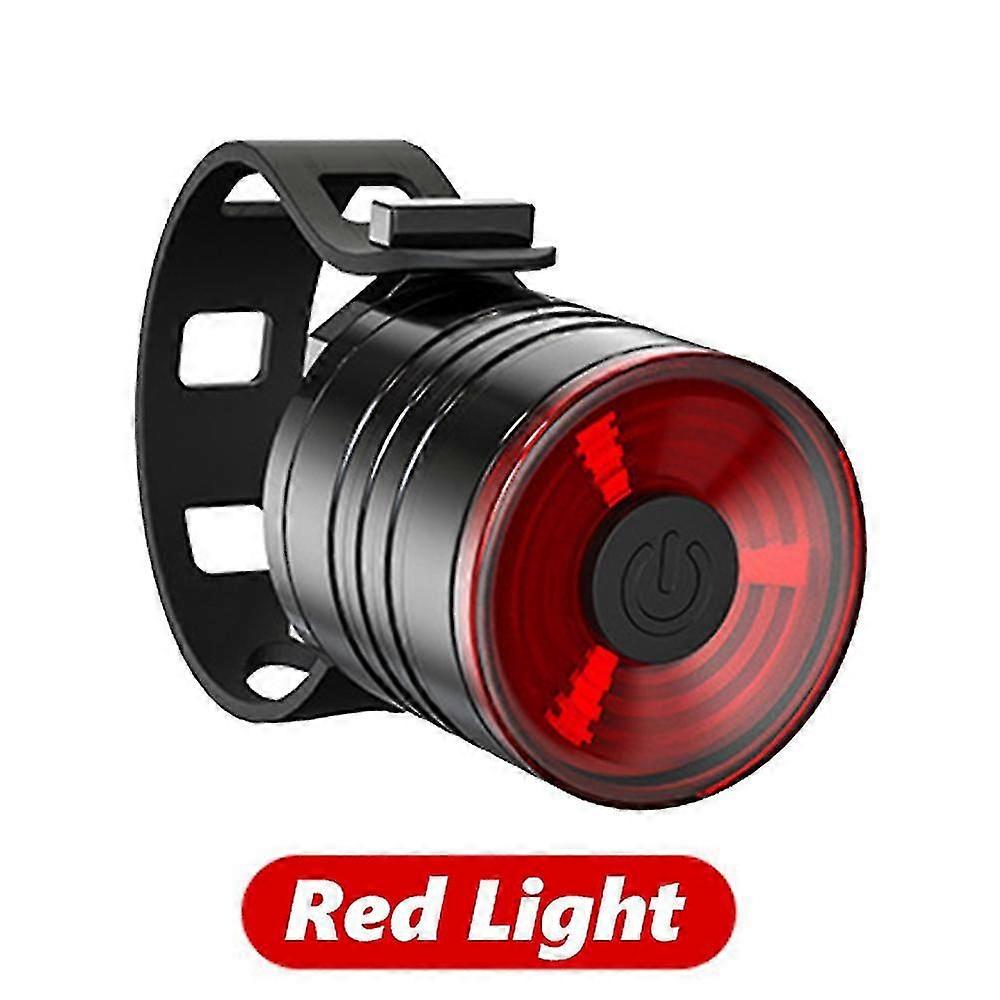 Red Bike Lights Outdoor Cycling Rear Taillight Helmet Headlight Lamp Mountain Road Bike Bicycle Flashlight