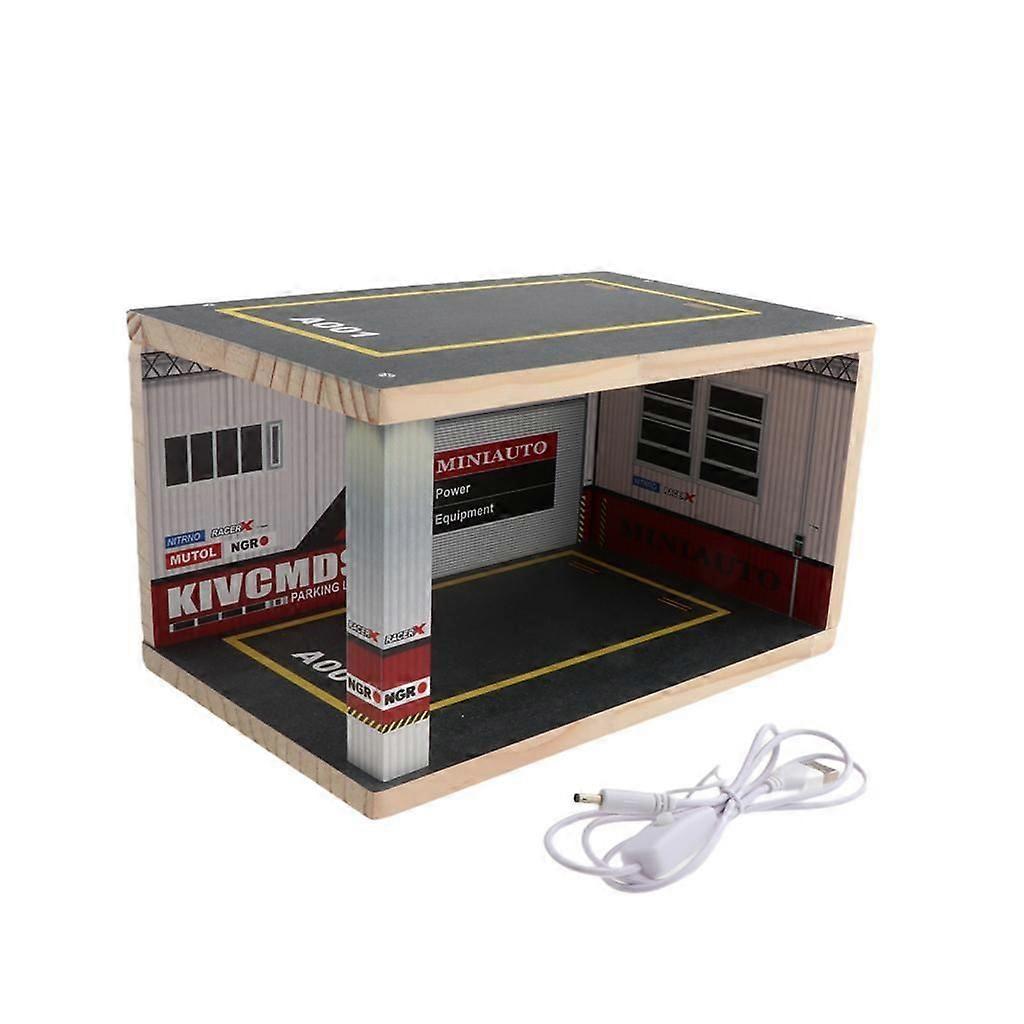 Garage Diecast Display Case Dustproof for Model Display Collection Collector 27x17x16cm