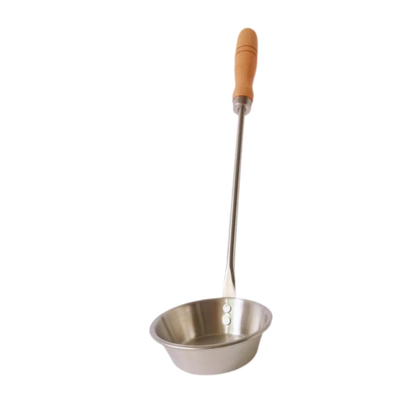 Frying Pancake Spoon Round Kitchen Utensils Compact Long Handle Cooking Tool S