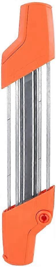 Replaceable Files, Chainsaw Sharpener Tool With Replaceable Round And Flat Files, For Quick And Easy Sharpening Of 3/8" P Chains