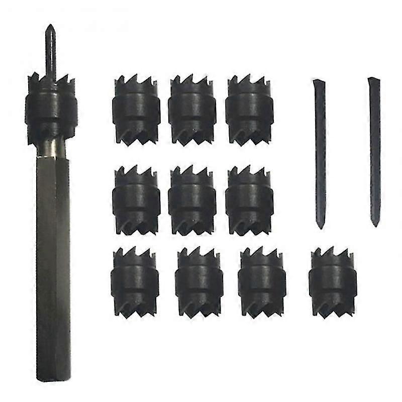 13 Pcs Spot Welding Drill Double Sided Rotary Spot Weld Cutter Drill Bit Tool