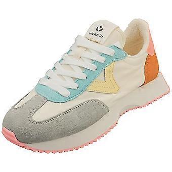 Victoria Cosmos Womens Fashion Trainers in White Multicolour