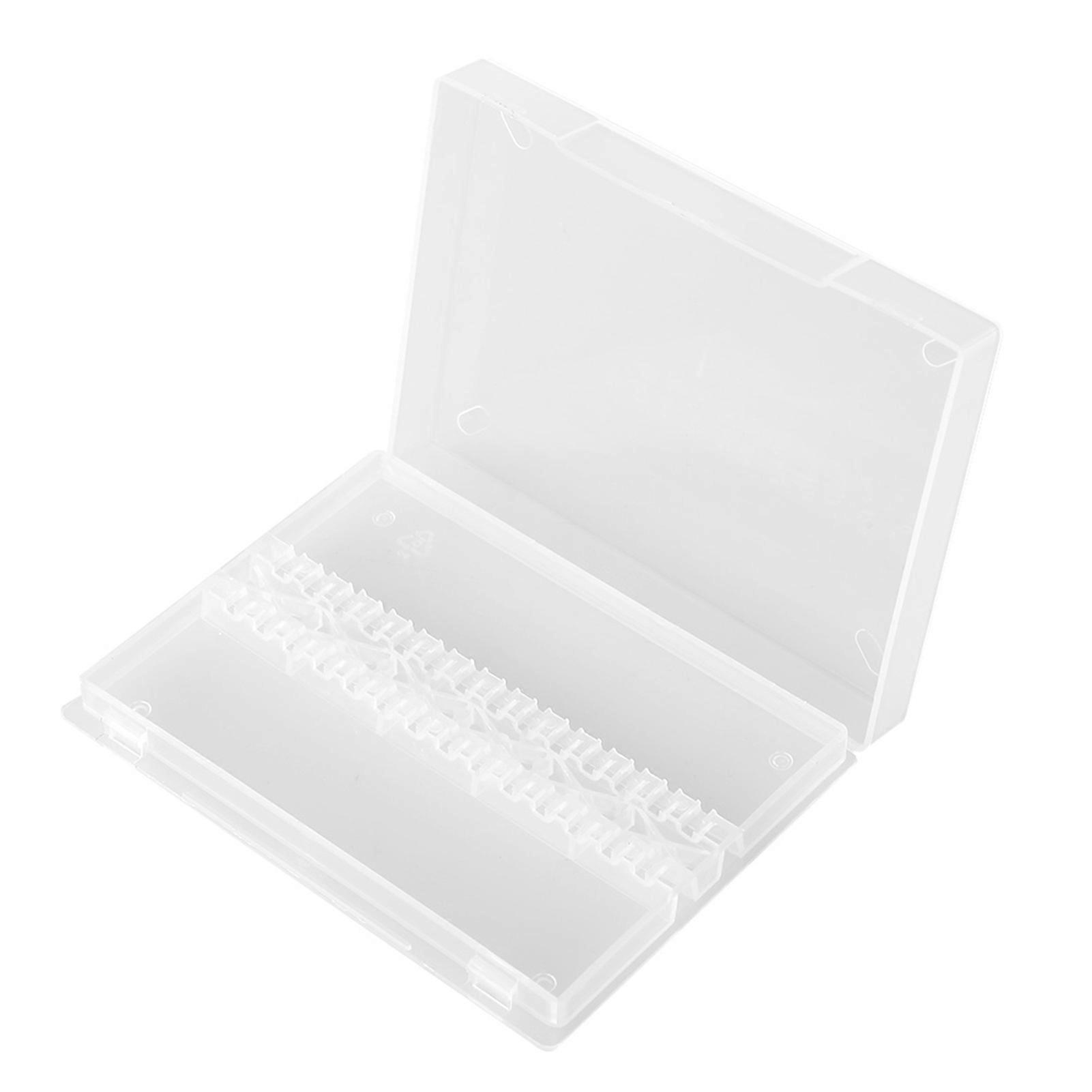 High-Quality Plastic Nail Grinding Head Organizer, Nail Drill Bit Case With Detachable Middle Part For Convenient Use, Portable Design To Carry