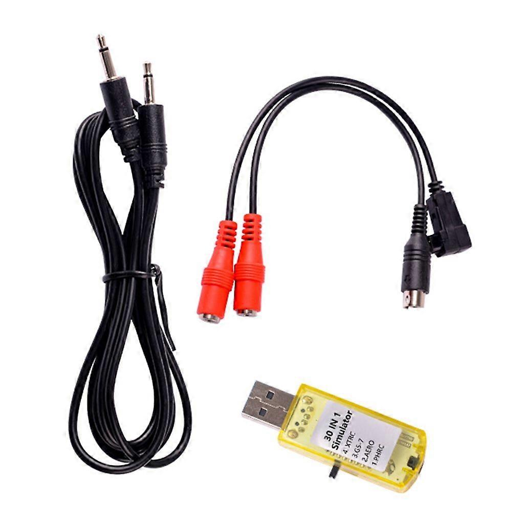 Advanced USB Simulation 30 in 1 Remote Flight Simulation Tool For Fixed Wing
