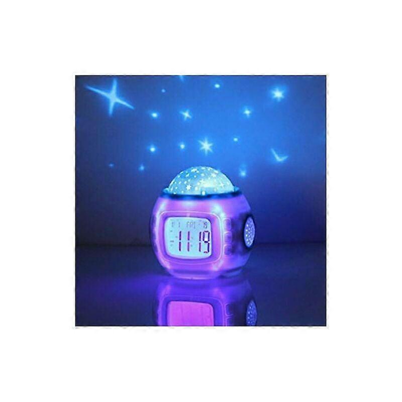 Digital Star-Projection Alarm Clock With Timer