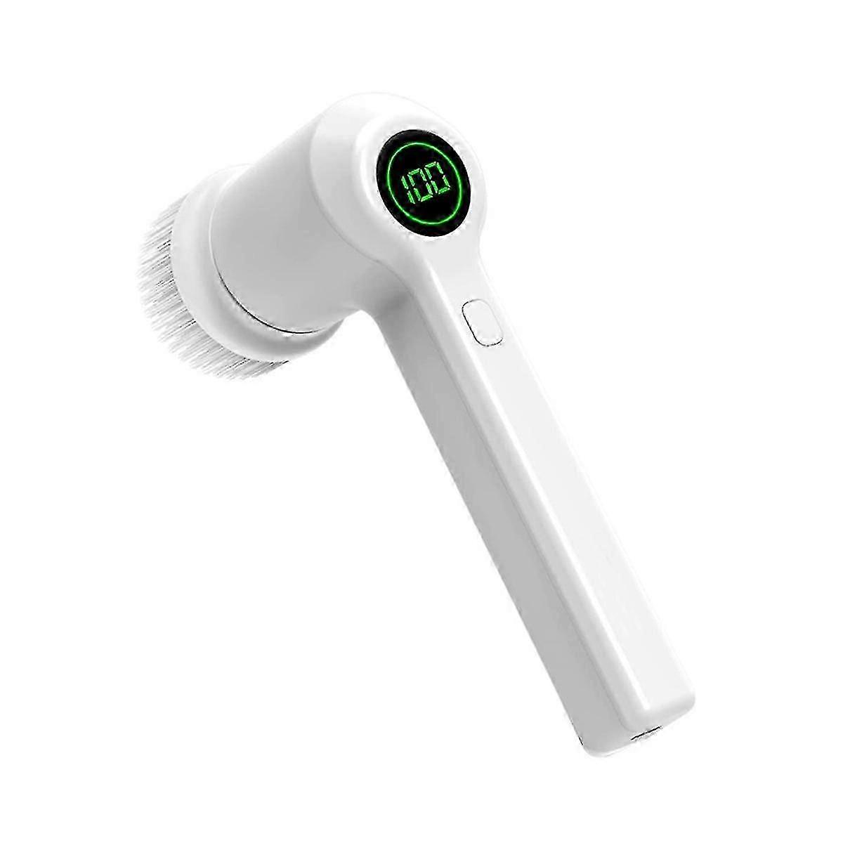 浴室の浴槽のための電気スピンのスクラバーコードレス力の回転のスクラブのブラシの手持ち型のシャワーのクレ