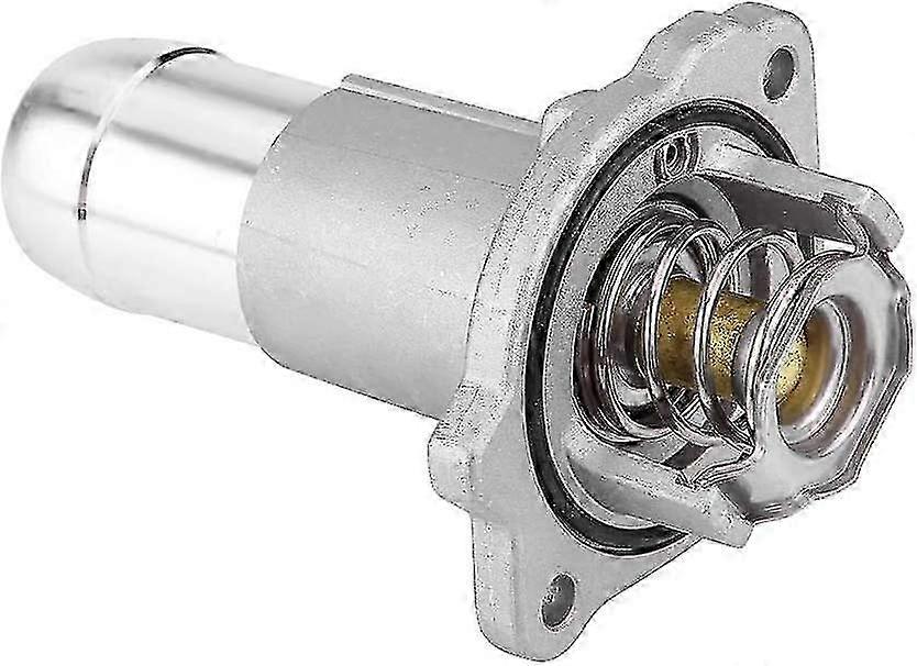 Silver Car Engine Coolant Thermostat with Housing Single Piece