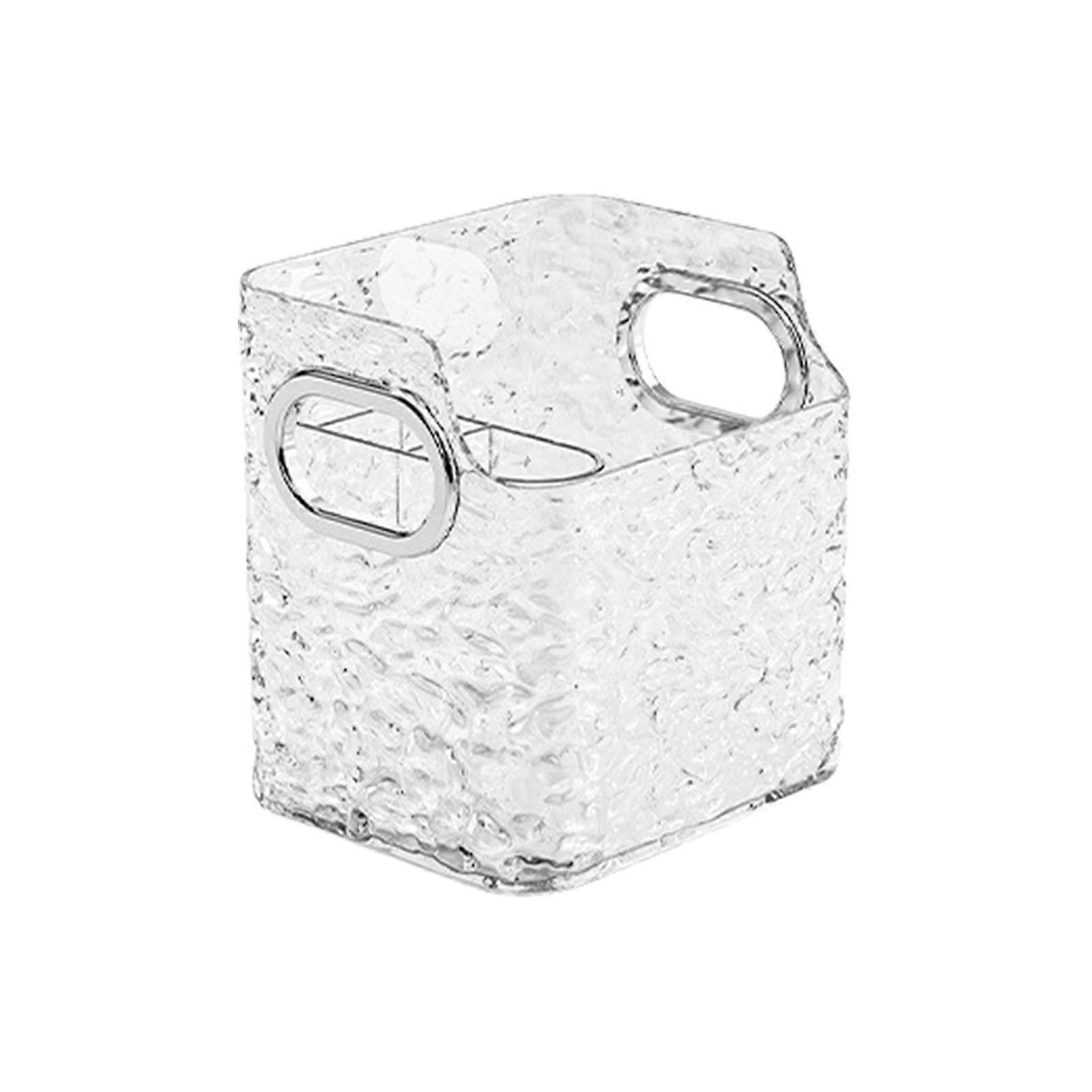 توفير مساحة حامل مستحضرات التجميل الحمام والغرور تخزين بن حاوية تخزين صغيرة منظمات رعاية الشخص للحمام واضح