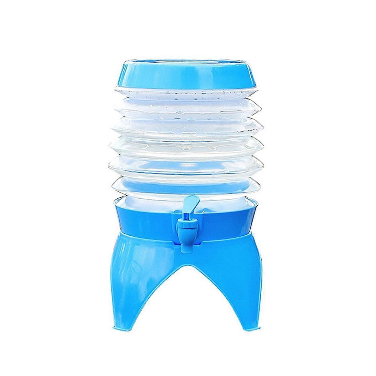 Outdoor Foldable Water Container Camping Folding Water Bucket 9.5L