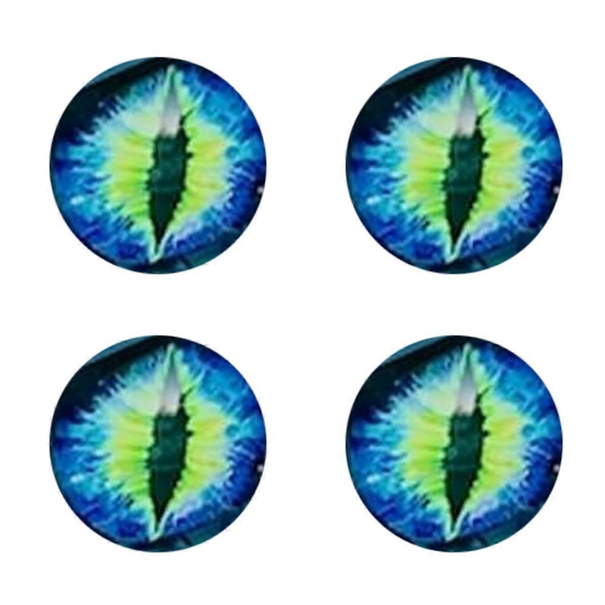 Beast Eyes Headlight Decal, 3D Eyes Sticker Decal Blue