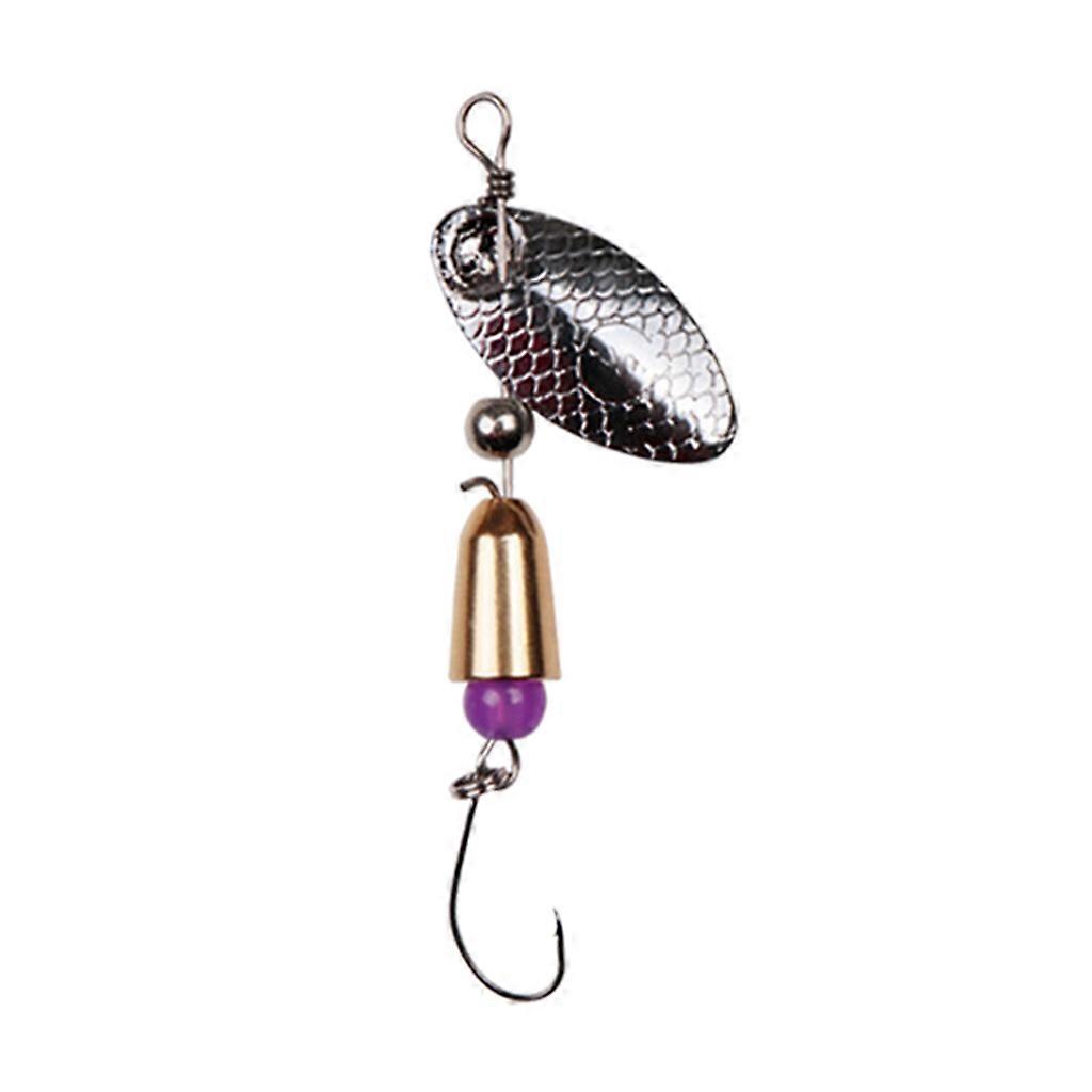 Metal Spinner Spoon Trout Fishing Lure Hard Bait Sequins Noise Paillette Artificial Bait Small Hard Sequins Spinner