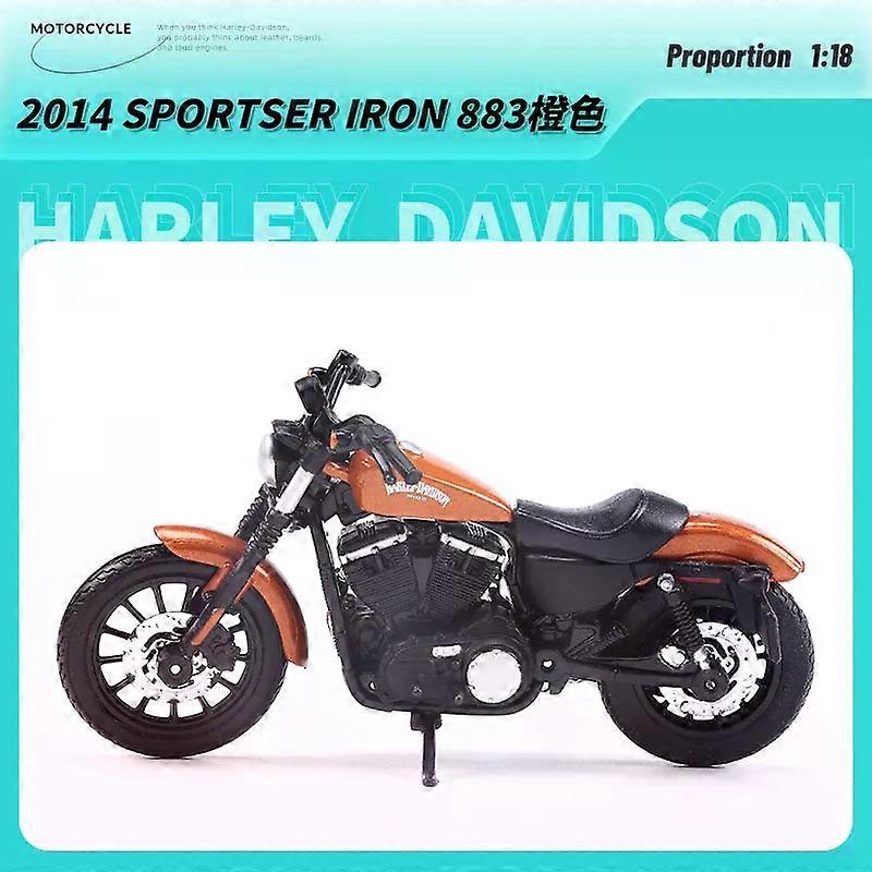 -Davidson Series Classic Simulation Alloy Motorcycle Model Toy Car Collecting