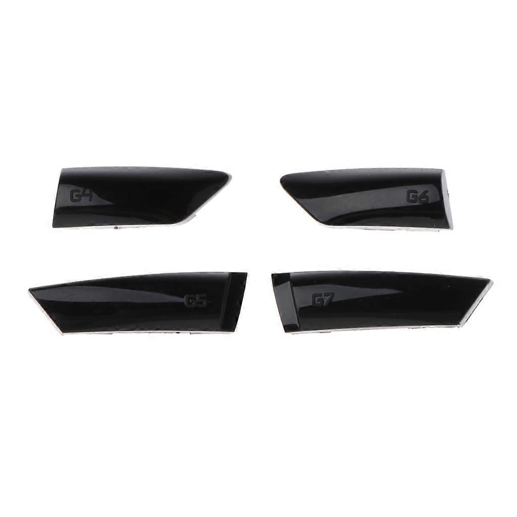 Mouse Accessory Side Keys Side Buttons for G4 G5 G6 G7 for  G900 G903 Wired Wireless Mouse 4PCS/Set  Black